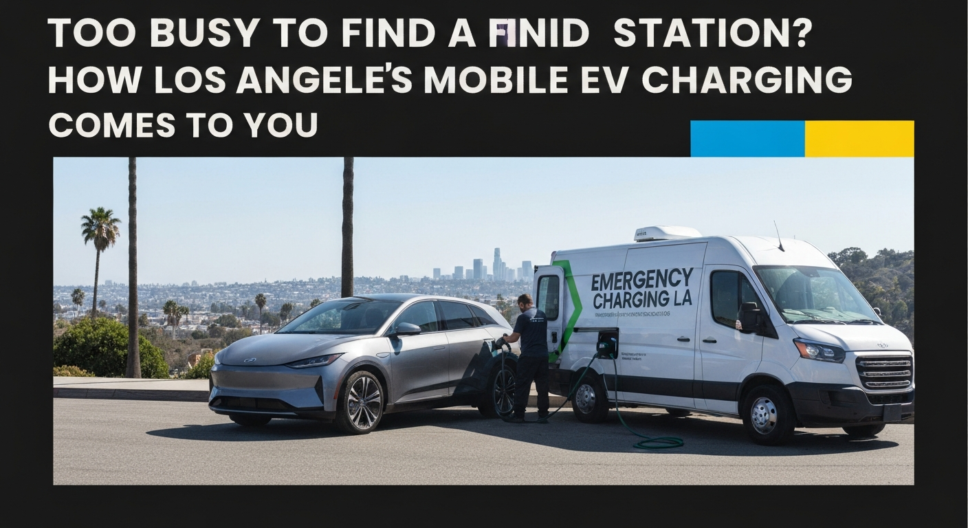 Too Busy to Find a Station? How Los Angeles's Mobile EV Charging Comes to You