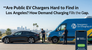 Are Public EV Chargers Hard to Find in Los Angeles? How On-Demand Charging Fills the Gap