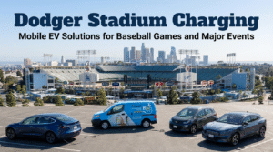 Dodger Stadium Charging: Mobile EV Solutions for Baseball Games and Major Events